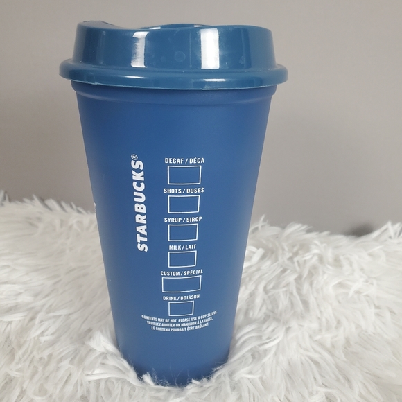 Starbucks Plastic Autumn Color Changing Reusable Cup & Lid - Picture 4 of 5